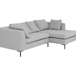 KARE Design Sofas & Couches-Ecksofa Gianni Dolce Hellgrau Rechts