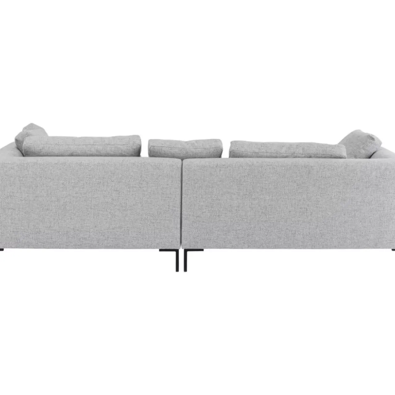 KARE Design Sofas & Couches-Ecksofa Gianni Dolce Hellgrau Rechts