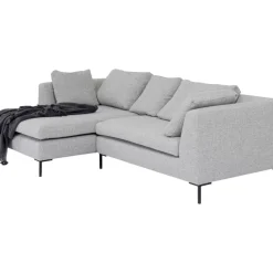 KARE Design Sofas & Couches-Ecksofa Gianni Dolce Hellgrau Links