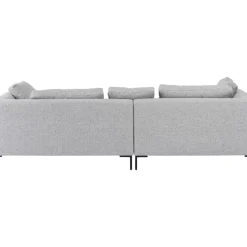 KARE Design Sofas & Couches-Ecksofa Gianni Dolce Hellgrau Links