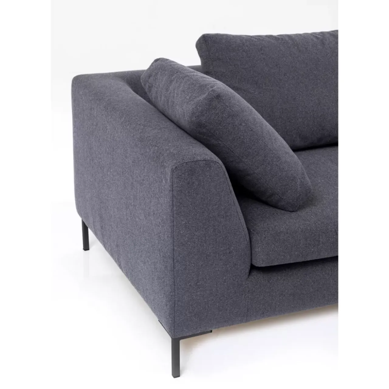 KARE Design Sofas & Couches-Ecksofa Gianni Grau Rechts
