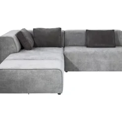 KARE Design Sofas & Couches-Ecksofa Infinity Ottomane Grau Links