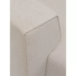 KARE Design Sofas & Couches-Ecksofa Infinity Ottomane Creme Links