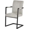 KARE Design Stühle-Freischwinger Thamos Beige