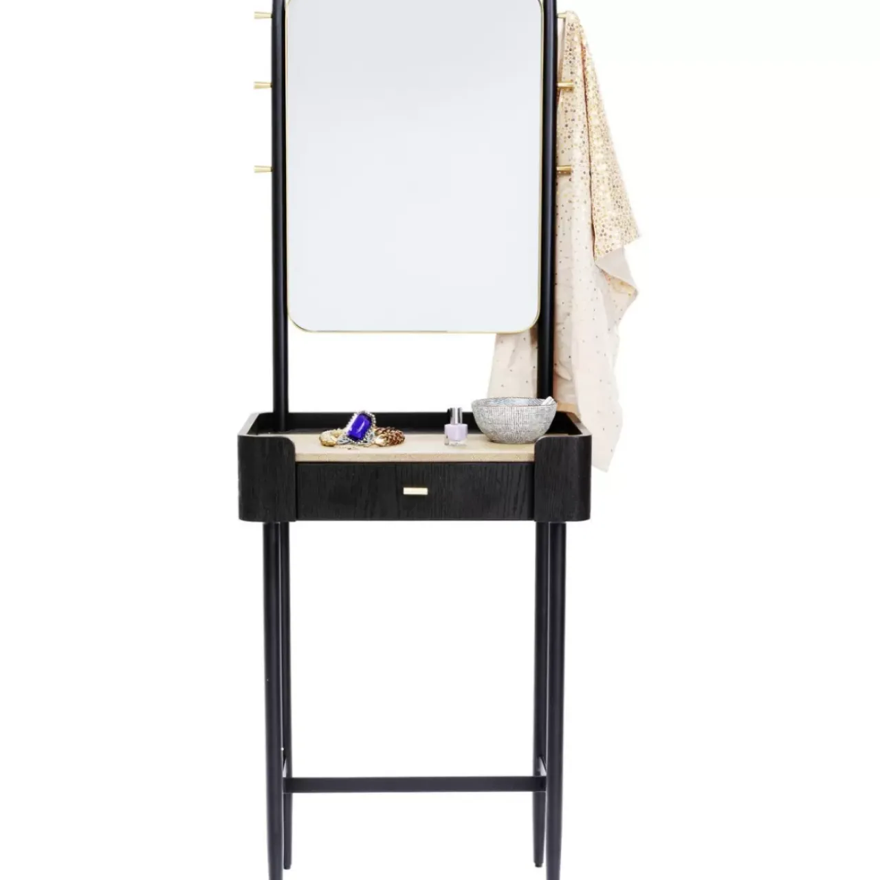 KARE Design Kleinmöbel & Sonstiges-Garderobe Mit Spiegel Milano