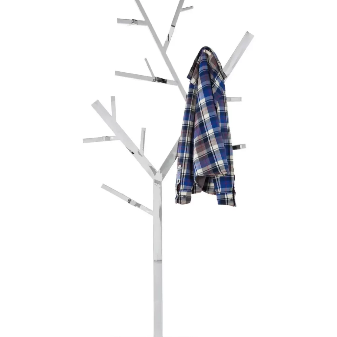 KARE Design Kleinmöbel & Sonstiges-Garderobenstander Technical Tree Chrome
