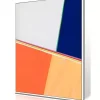 KARE Design Bilder-Gerahmtes Bild Abstract Shapes Multi 73X103Cm