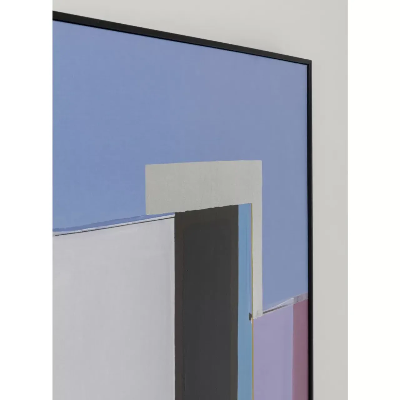 KARE Design Bilder-Gerahmtes Bild Abstract Shapes Lila 113X113Cm