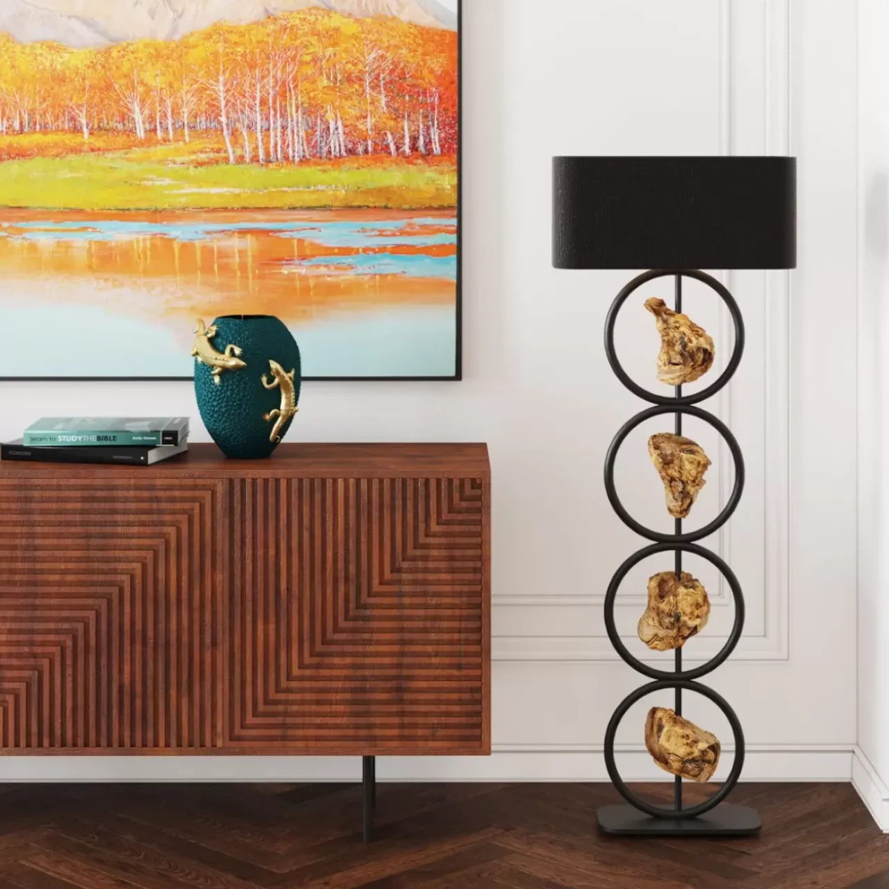 KARE Design Bilder-Gerahmtes Bild Autumnal 120X120Cm