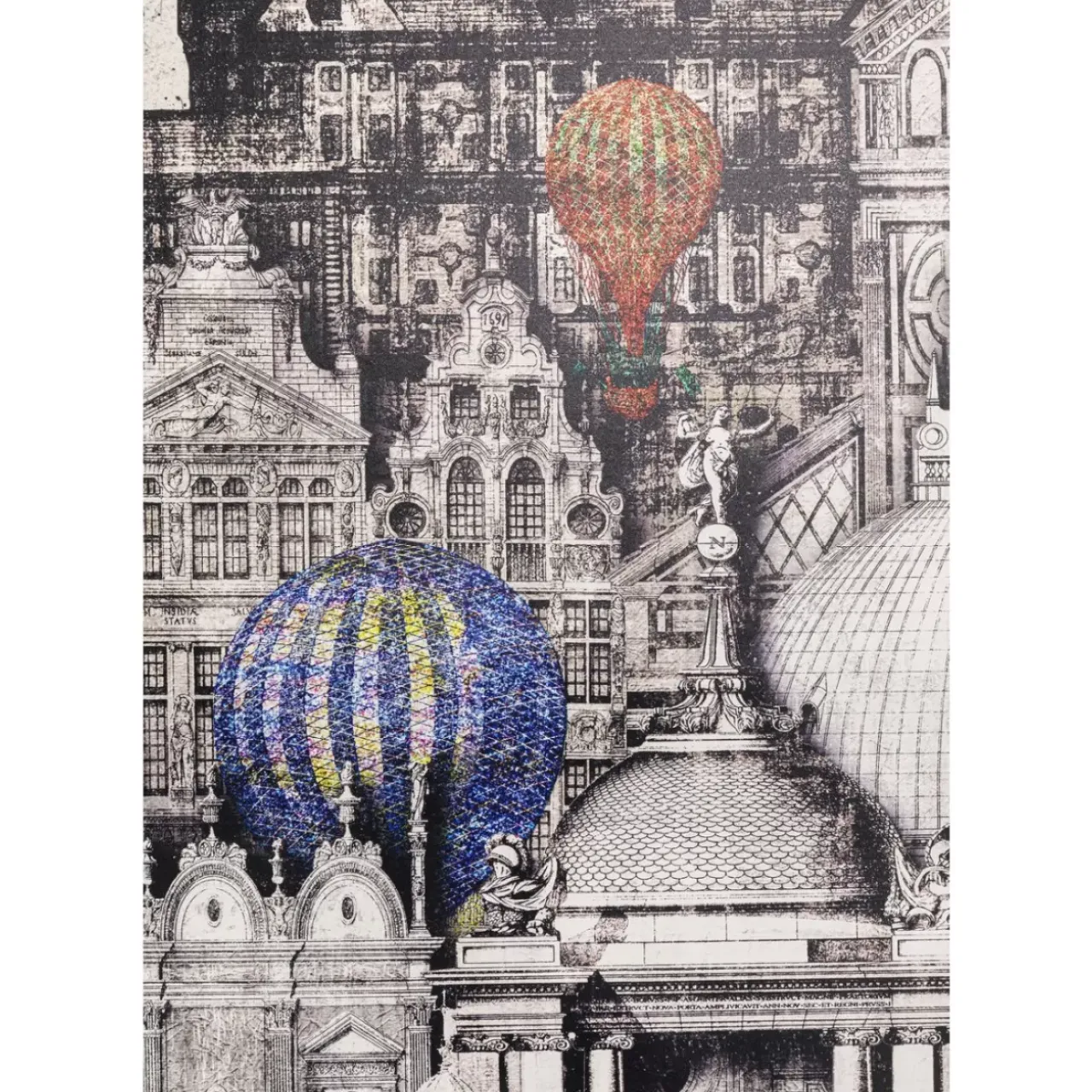 KARE Design Bilder-Gerahmtes Bild Balloons 160X260Cm