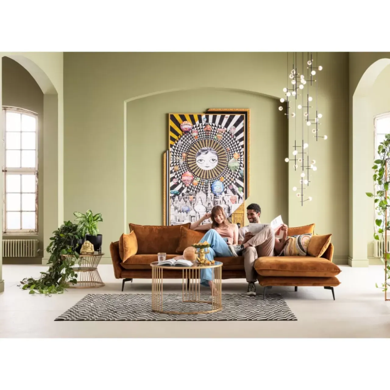KARE Design Bilder-Gerahmtes Bild Balloons 160X260Cm
