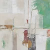 KARE Design Bilder-Gerahmtes Bild Dust Grun 120X120Cm