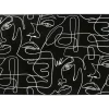 KARE Design Bilder-Gerahmtes Bild Faccia Arte Drawing 150X100Cm
