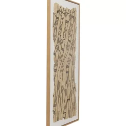 KARE Design Bilder-Gerahmtes Bild Native Lines 50X150Cm