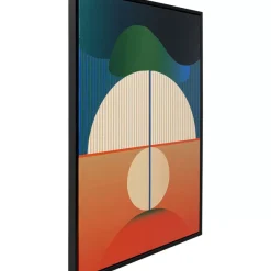 KARE Design Bilder-Gerahmtes Bild Sunset 75X100Cm