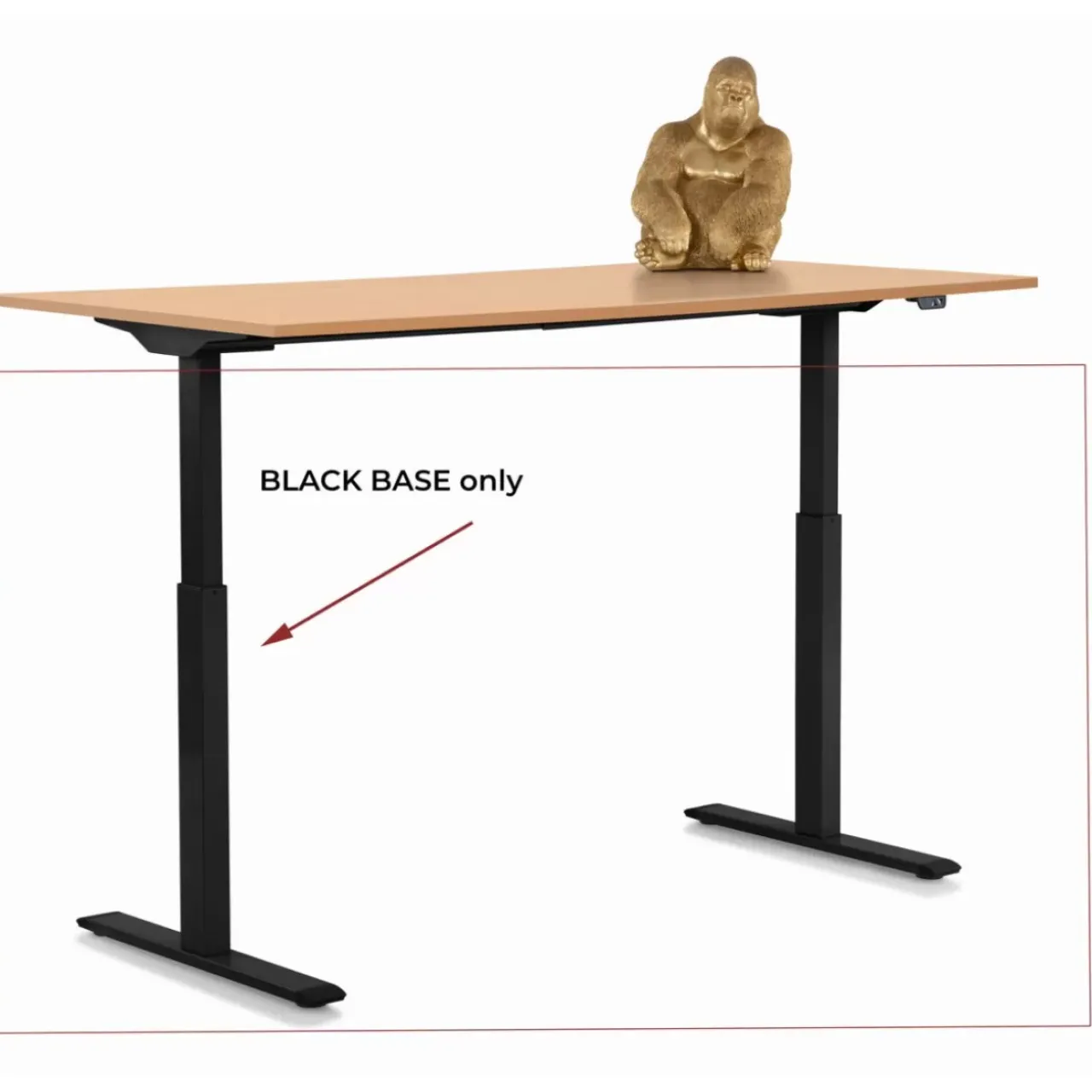 KARE Design Tische-Gestell Tavola Office Schwarz Smart