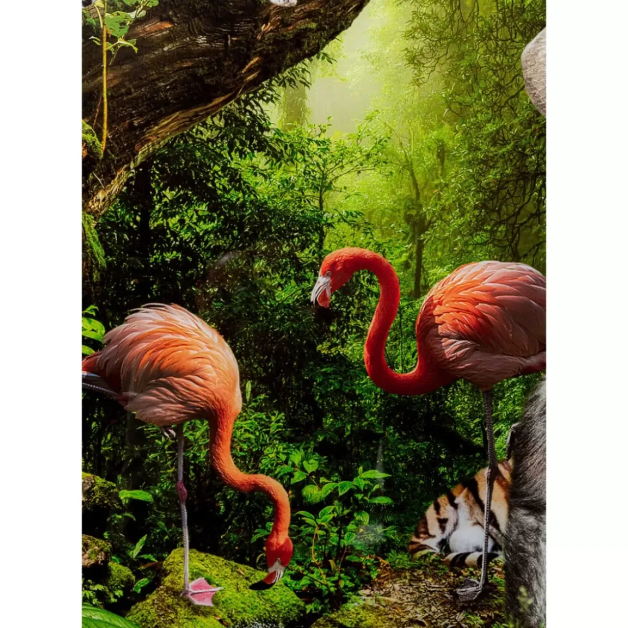 KARE Design Bilder-Glasbild Animal Paradise 150X100Cm