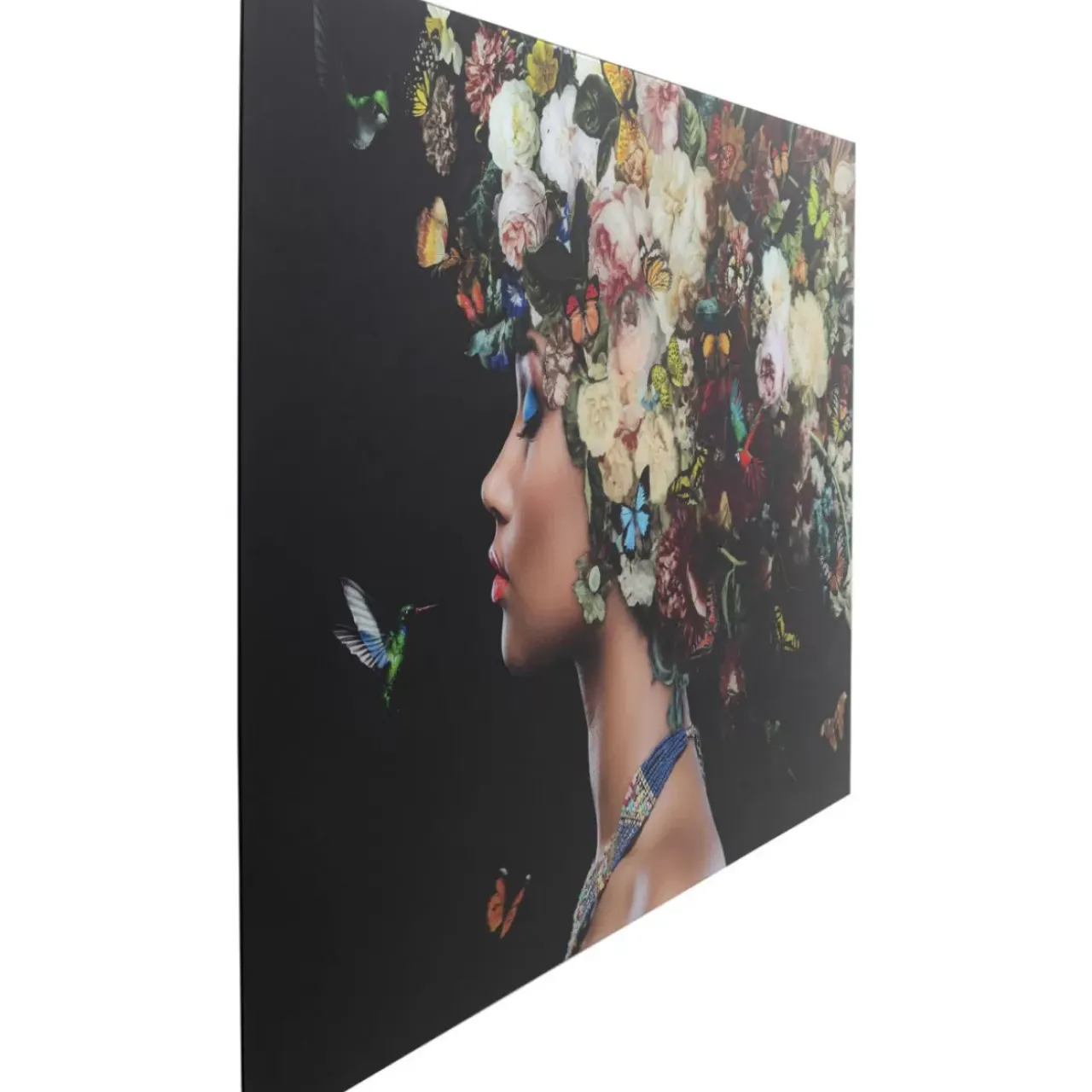 KARE Design Bilder-Glasbild Bunch Of Flowers 150X100Cm