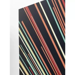 KARE Design Bilder-Glasbild 3D Light Speed 100X100Cm