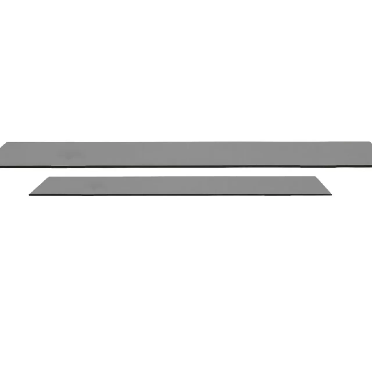KARE Design Tische-Glasset Polar 8Mm Esg Smoke 130X65Cm