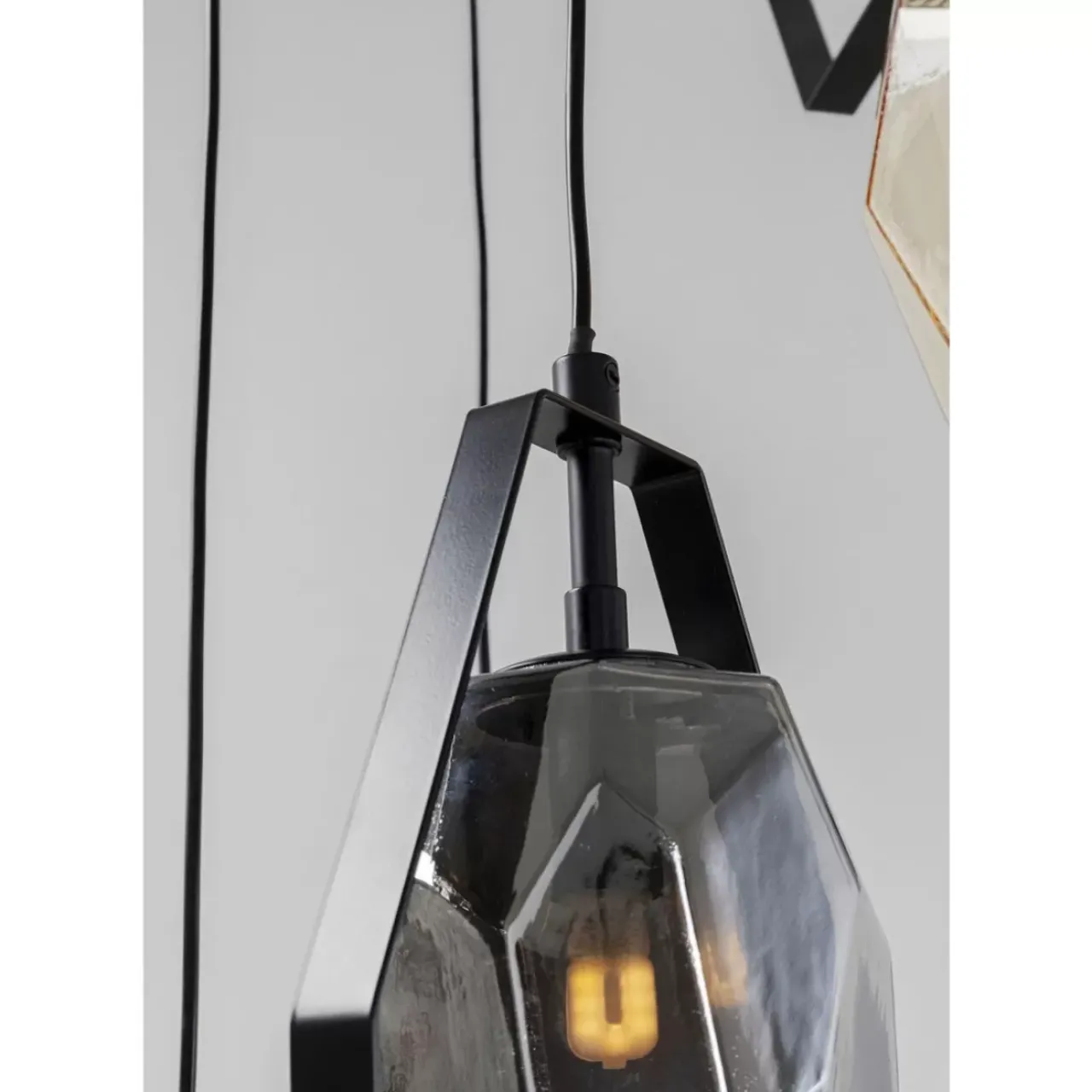 KARE Design Hängeleuchten-Hangeleuchte Diamond Fever Spiral Schwarz O42Cm