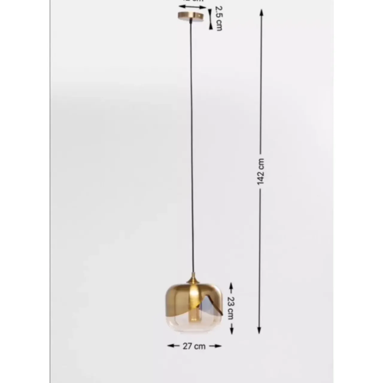 KARE Design Hängeleuchten-Hangeleuchte Golden Goblet O25Cm