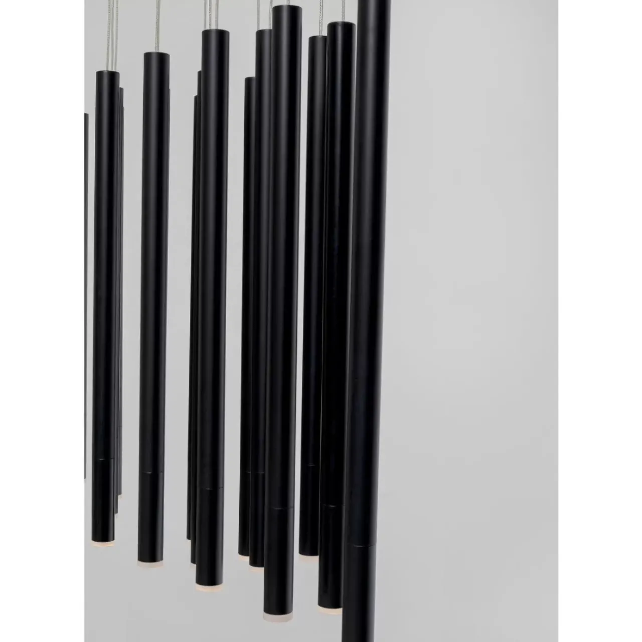 KARE Design Hängeleuchten-Hangeleuchte Living Vegas Schwarz Matt Led 120Cm