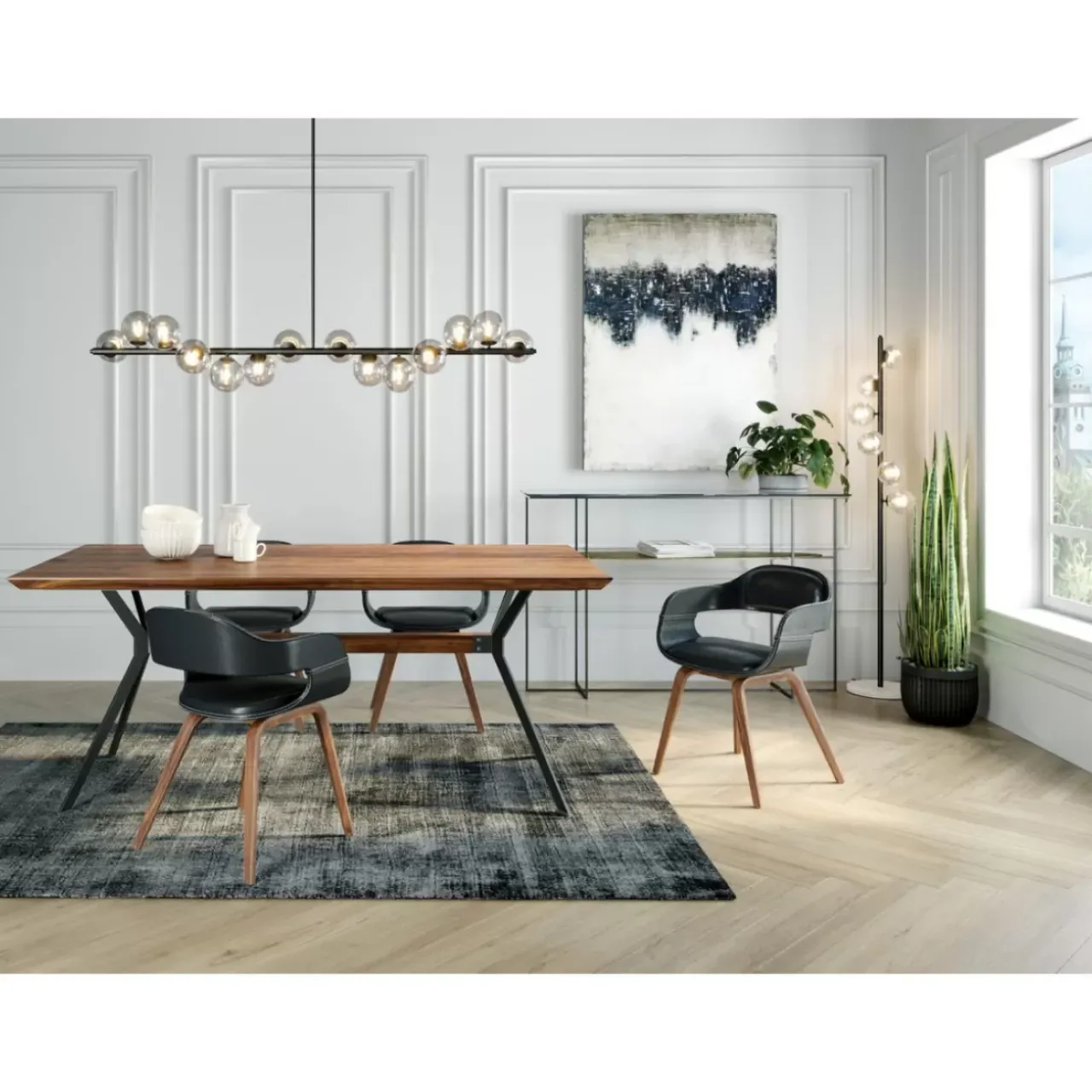 KARE Design Hängeleuchten-Hangeleuchte Scala Balls Schwarz 150Cm