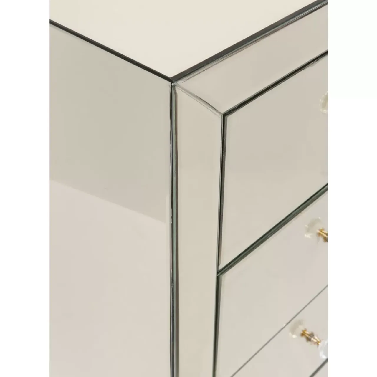 KARE Design Kommoden & Sideboards-Hochkommode Luxury Champagne 5 Schube