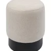 KARE Design Sitzbänke-Hocker Cherry Creme Black O36Cm