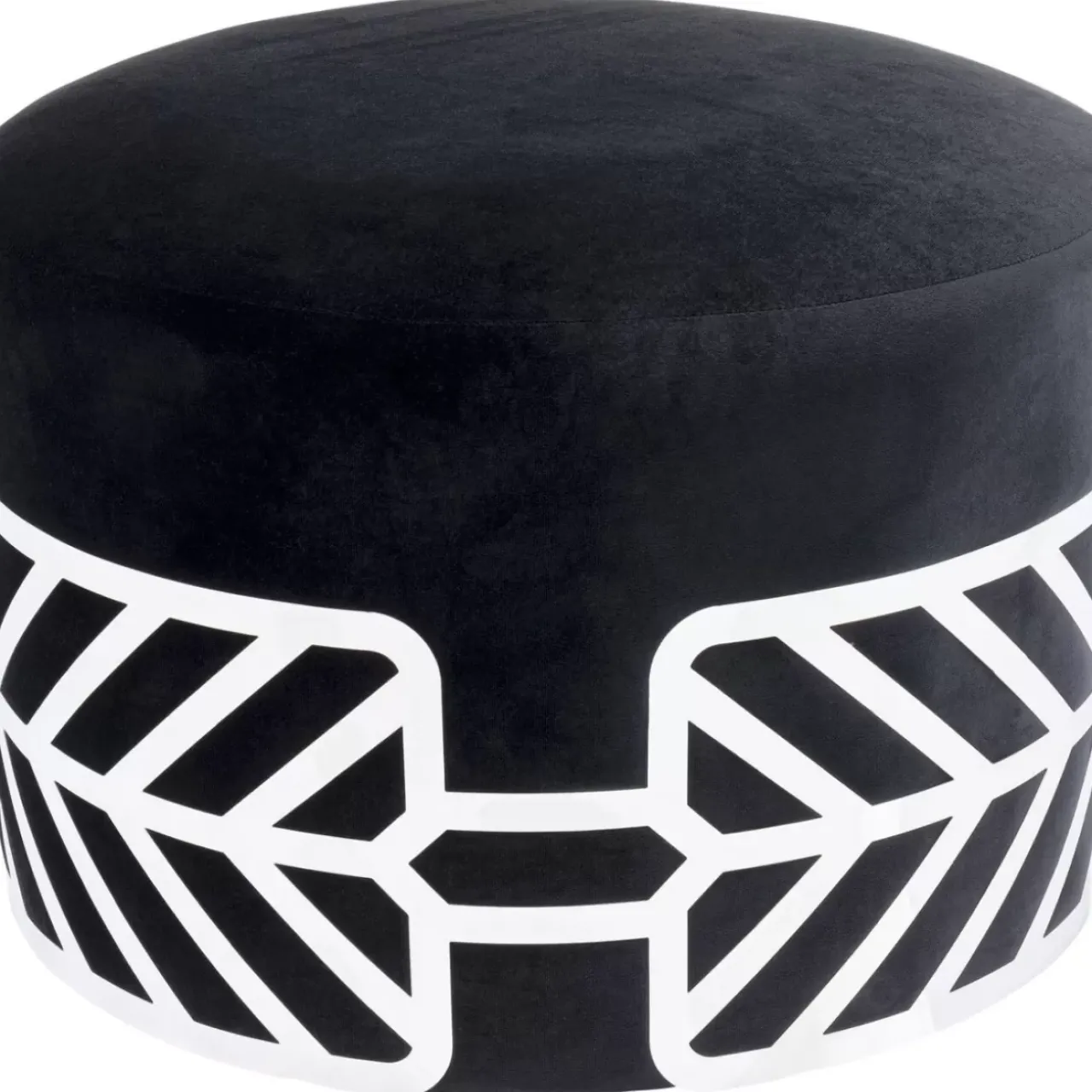 KARE Design Sitzbänke-Hocker Jenna Schwarz O61Cm