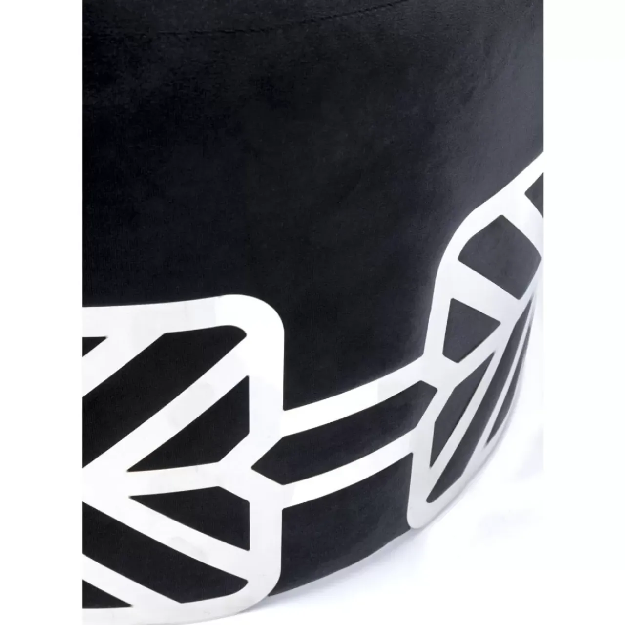 KARE Design Sitzbänke-Hocker Jenna Schwarz O61Cm