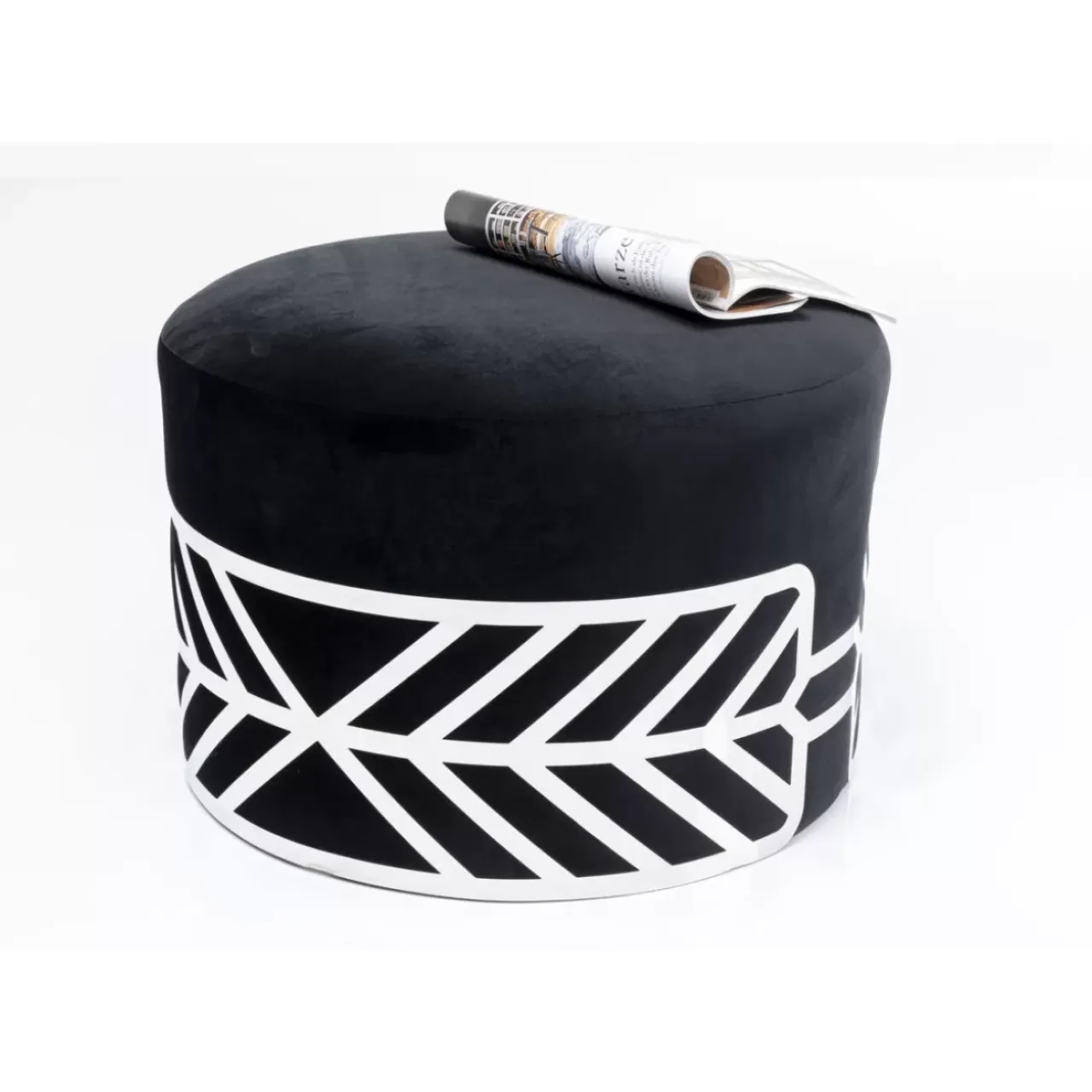 KARE Design Sitzbänke-Hocker Jenna Schwarz O61Cm