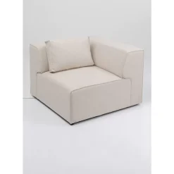 KARE Design Sofas & Couches-Infinity Ecke 100Cm Elements Creme Rechts