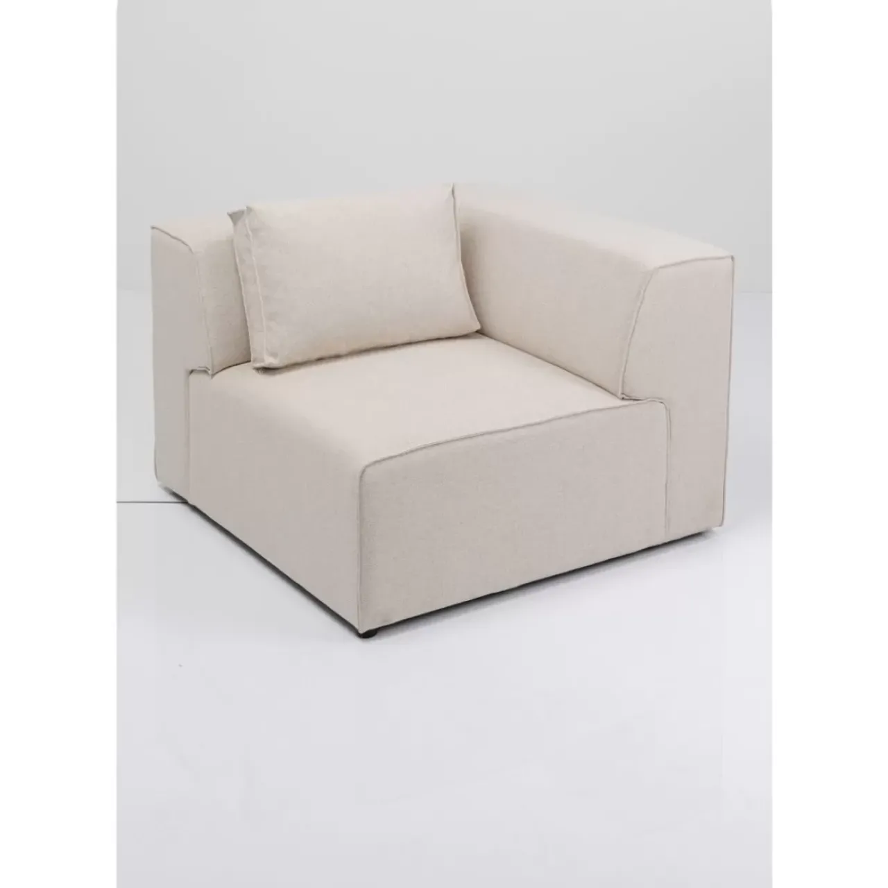 KARE Design Sofas & Couches-Infinity Ecke 100Cm Elements Creme Rechts
