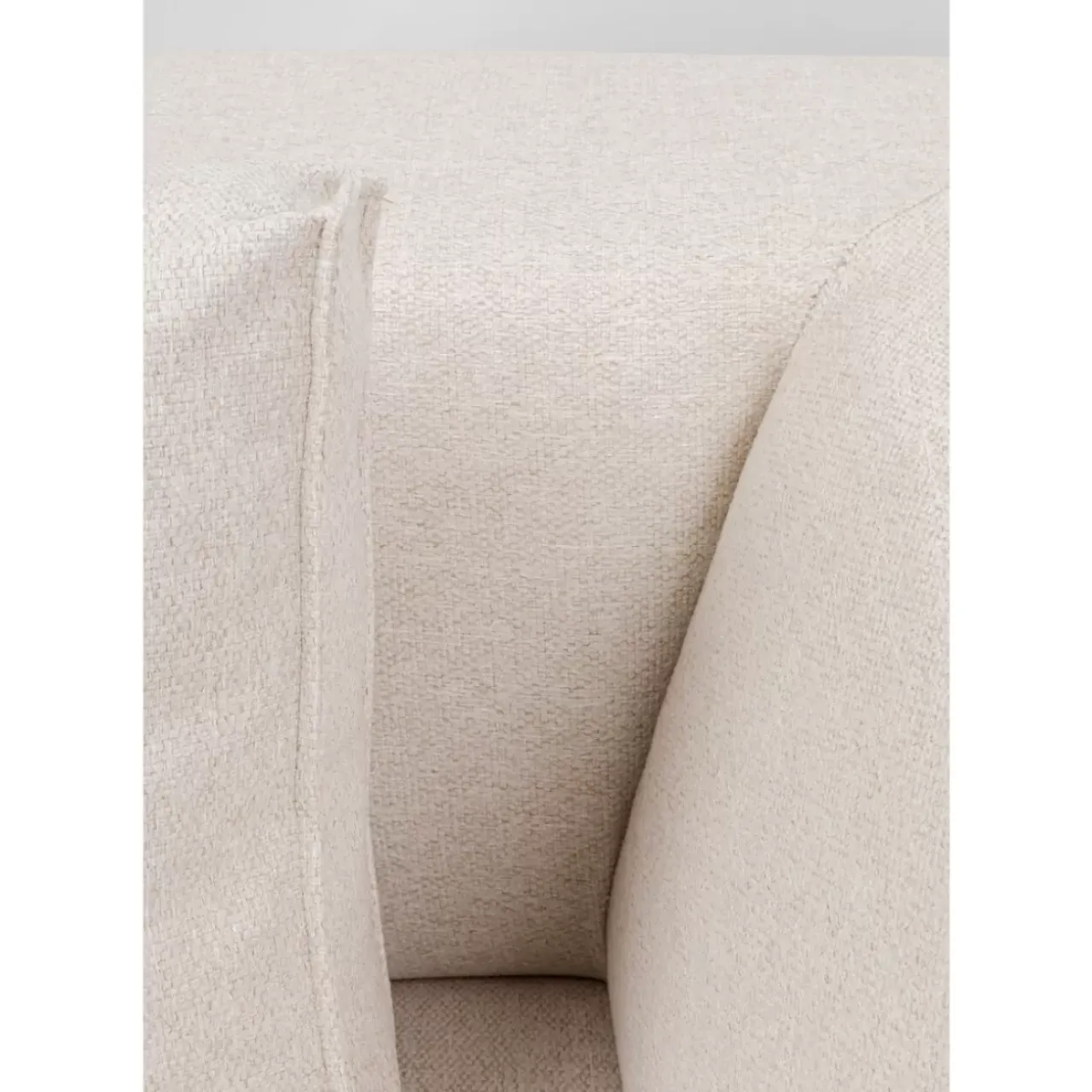 KARE Design Sofas & Couches-Infinity Ottomane Elements Creme Links 182Cm