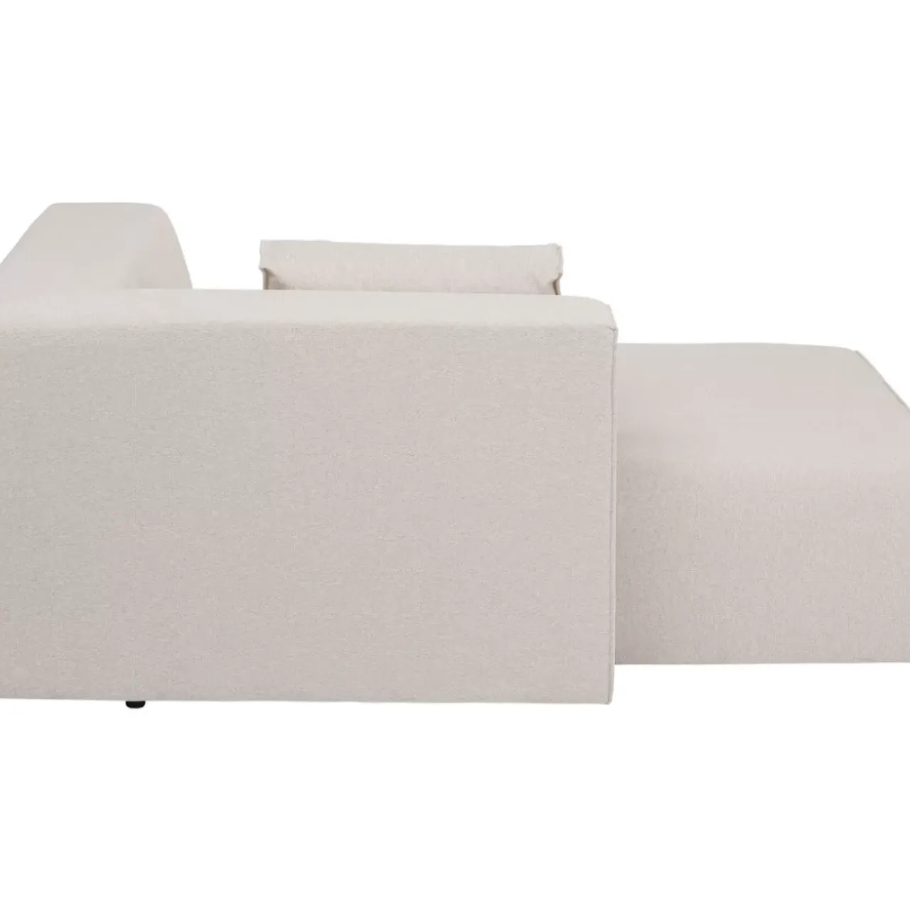 KARE Design Sofas & Couches-Infinity Ottomane Elements Creme Links 182Cm