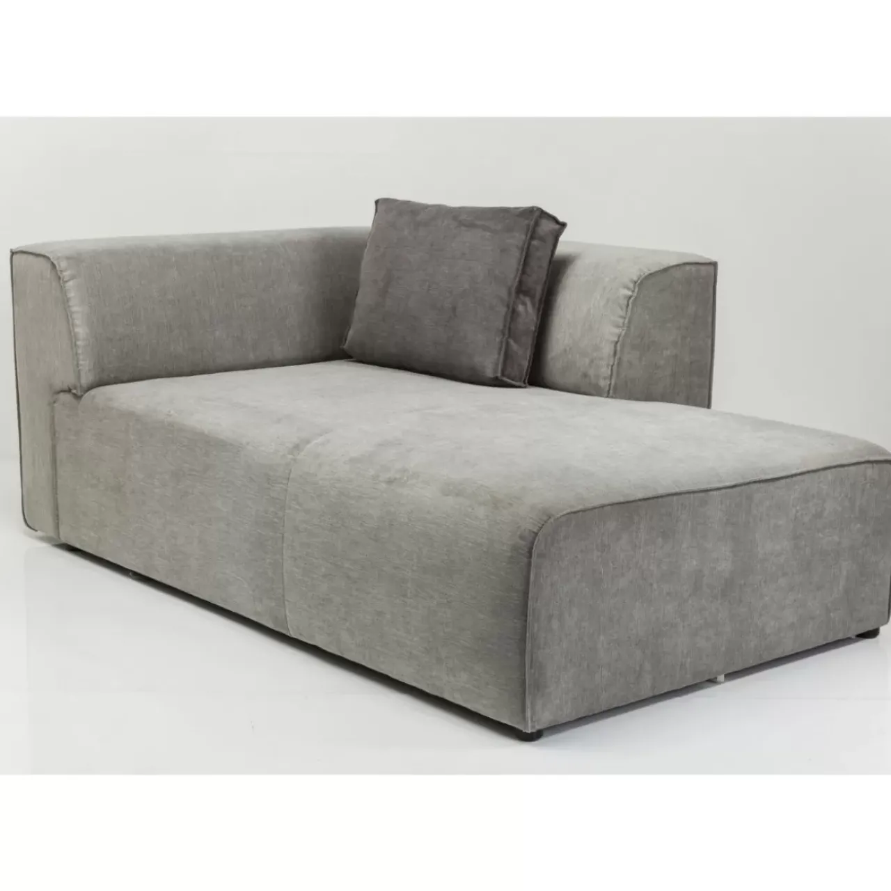 KARE Design Sofas & Couches-Infinity Ottomane Elements Grau Rechts