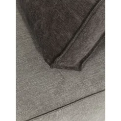KARE Design Sofas & Couches-Infinity Ottomane Semi Elements Grau Rechts