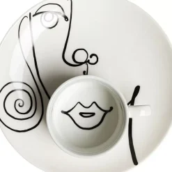 KARE Design Geschirr & Tischaccessoires-Kaffeetasse Viso Donna (2/Tlg.)