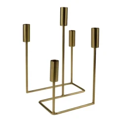 KARE Design Kerzenständer & Laternen-Kerzenleuchter Labyrinth Gold