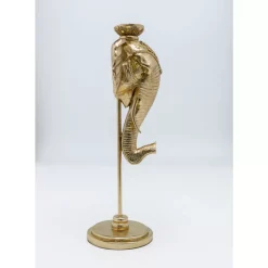 KARE Design Kerzenständer & Laternen-Kerzenständer Elephant Head Gold 49Cm