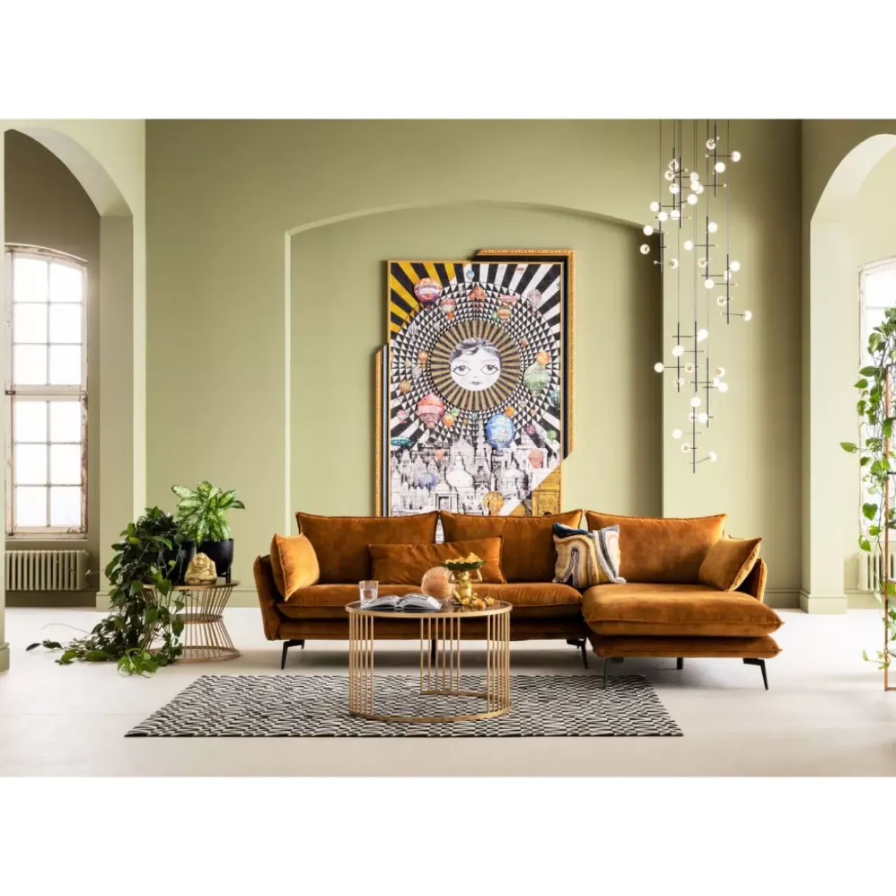 KARE Design Kissen-Kissen Lava Braun 45X45Cm