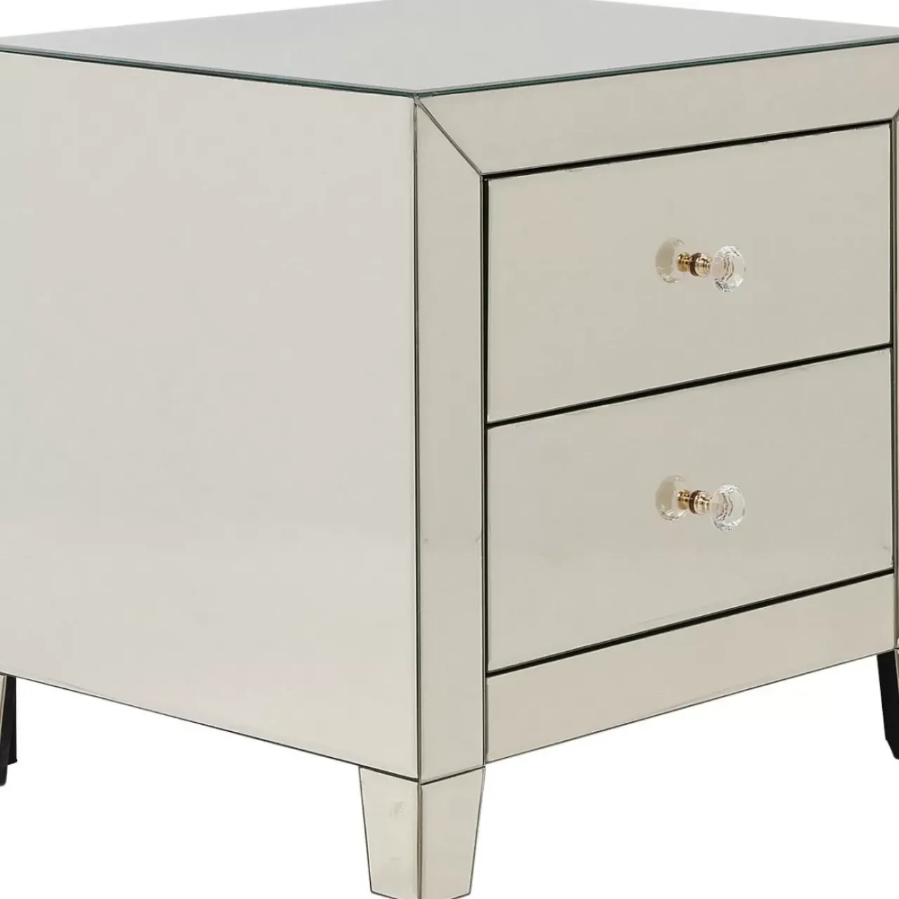 KARE Design Kommoden & Sideboards-Kommode Klein Luxury Champagne 2 Schube