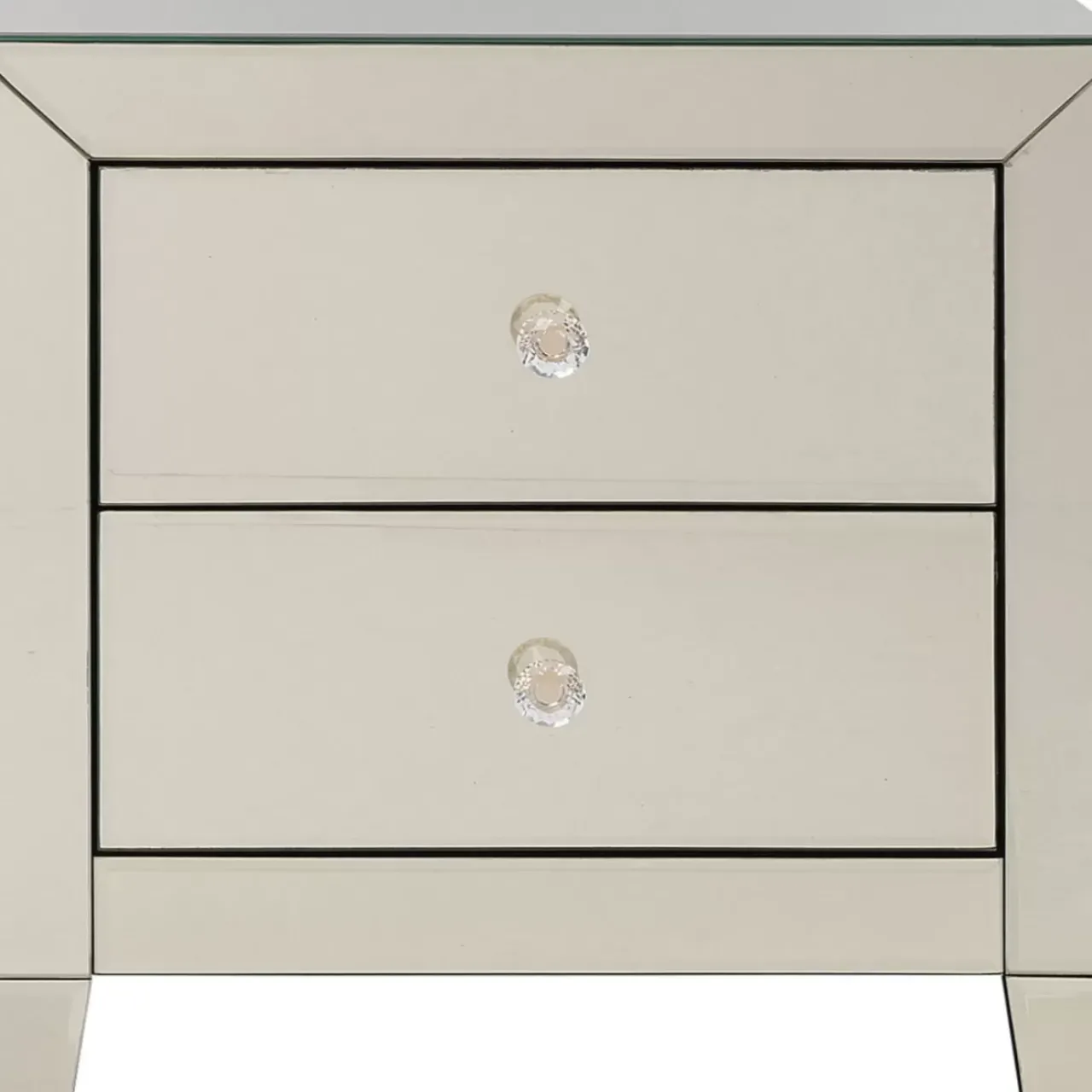 KARE Design Kommoden & Sideboards-Kommode Klein Luxury Champagne 2 Schube