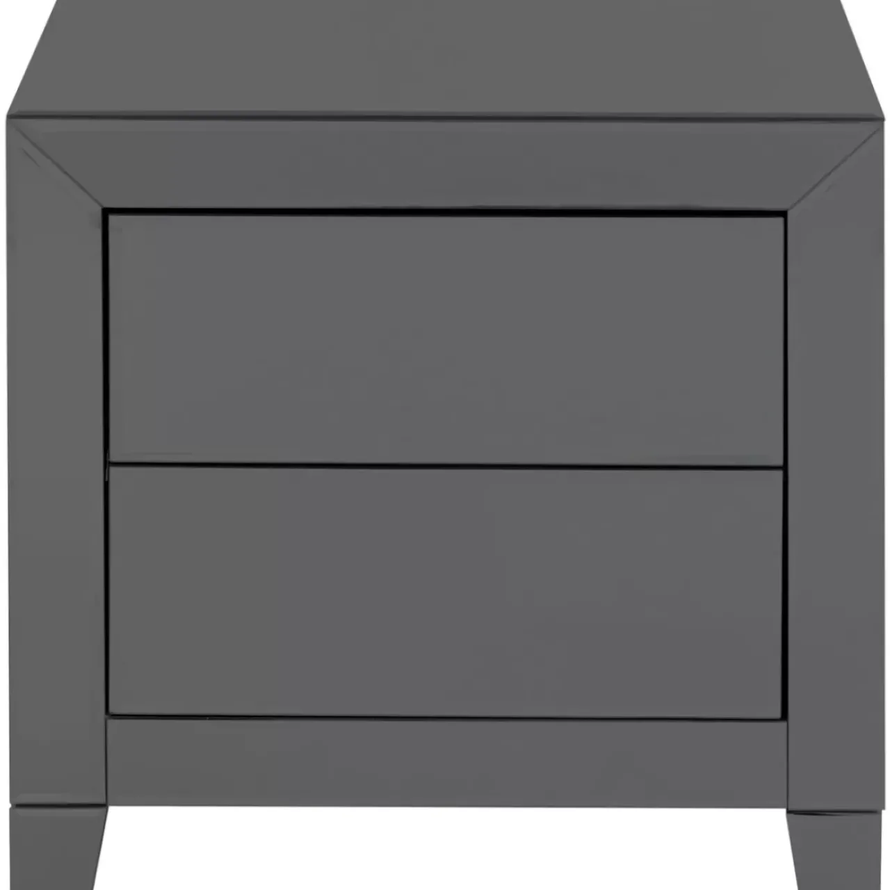 KARE Design Kommoden & Sideboards-Kommode Klein Luxury Push 2 Schube Grau