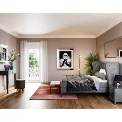 KARE Design Kommoden & Sideboards-Kommode Klein Luxury Push 2 Schube Grau