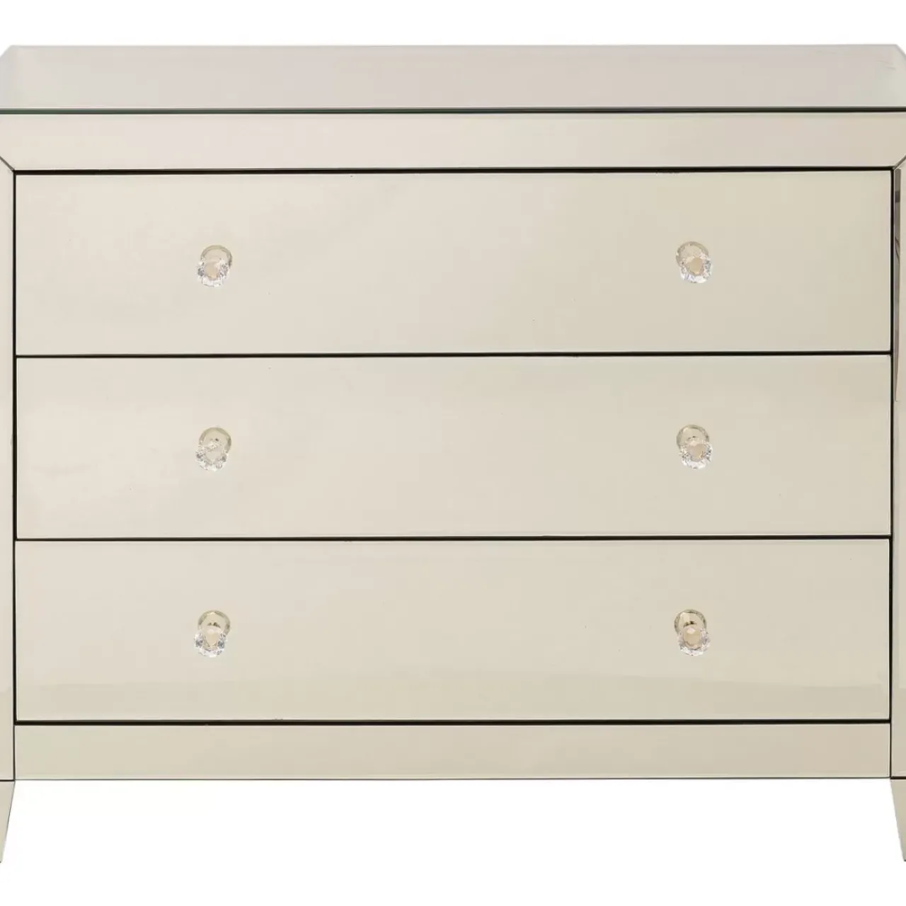 KARE Design Kommoden & Sideboards-Kommode Luxury Champagne 3 Schube