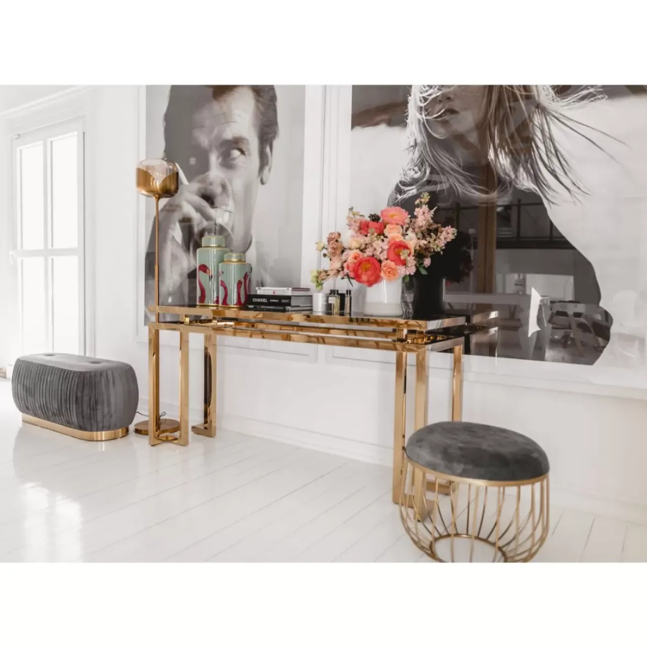 KARE Design Kommoden & Sideboards-Konsole Gold Rush