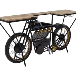 KARE Design Kommoden & Sideboards-Konsole Motorbike Schwarz